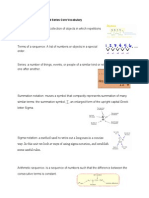 Chapter 8 Sequences and Series Core Vocabulary