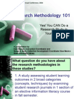 Research Methodology 101