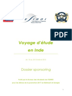 ESIROI / Dossier Sponsoring Inde