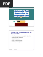 Outline - Test Pattern Generation For Sequential Ckts