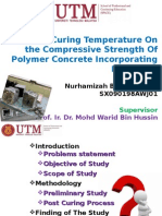 Effect of Curing Temperature On The Compressive Strength of Polymer Concrete Incorporating Microfiller