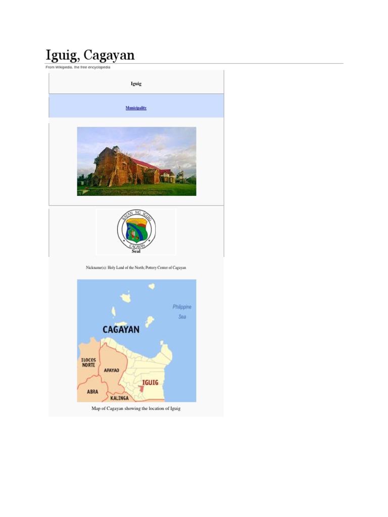 History of Iguig Cagayan | PDF