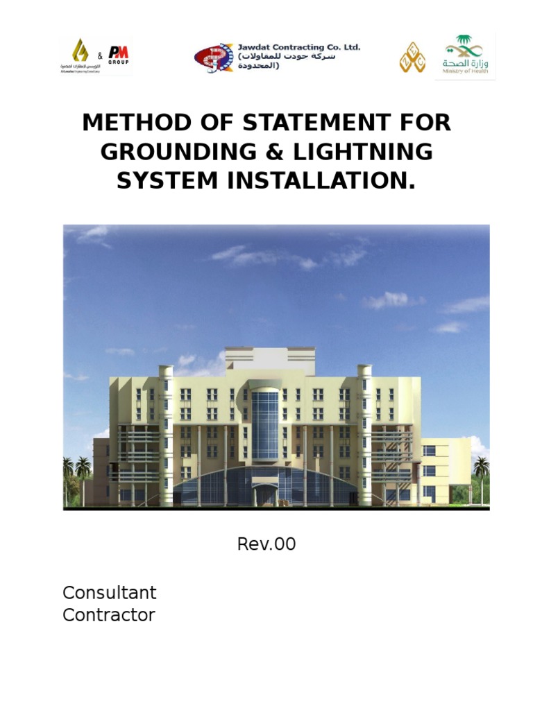 Grounding System Installation Method | PDF | Welding | Construction