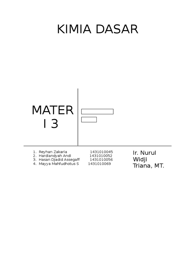 Kimia Dasar