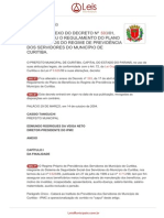 Decreto Municipal de Curitiba N. 953