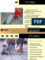 T-17 Patch: Methyl Methacrylate Polymer Concrete