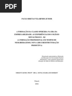 A Formação da Classe Operária na Era da Empregabilidade