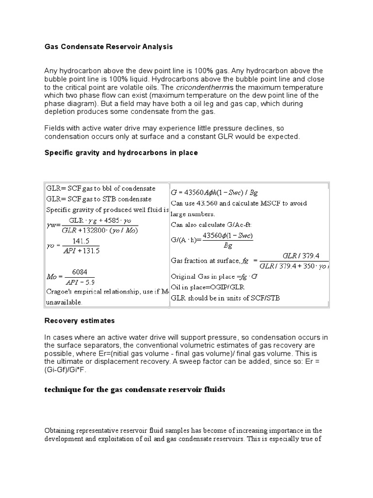 Obtaining an Accurate Representation of the Initial Reservoir Fluid