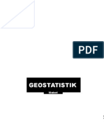 Geostatistik untuk Analisis Spasial dan Estimasi Cadangan