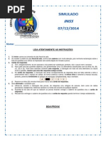 Simulado Inss Normal 07-12-14