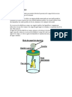 Electroscopio detecta carga