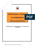 Estrategias y Técnicas de Aprendizaje