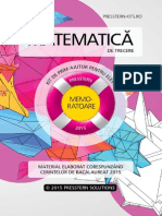 Presstern Memorator Matematica de Trecere