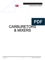 Carburetor and Mixer Specifications and Dimensions