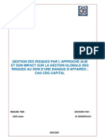 Gestion Des Risques Par L'approche ALM Et Son Impact Sur La Gestion Globale Des Risques Au Sein D'un