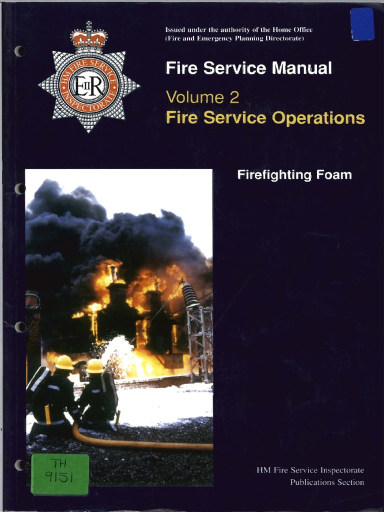Fire Fighting Foam Manual PDF Firefighting Petroleum