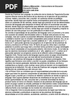 Indicadores de Avance Primer y Segundo Ciclo