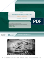 Clase 2 - Geriatria y Sindromes Geriatricos UST