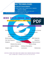 2016 Ieee .Net Software Engineering Project Titles
