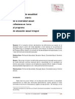 Las políticas de sexualidad y el reconocimiento de la diversidad sexual