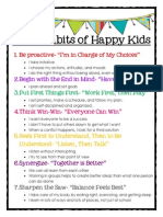 Leader in Me - The 7 Habits of Happy Kids Poster For Classroom