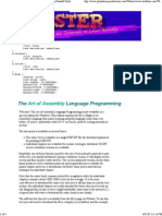 Art of Programming The Assembly Language