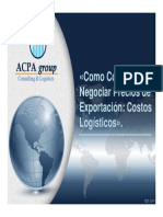 Como Cotizar y Negociar Precios de ExportacionCostos Logisticos