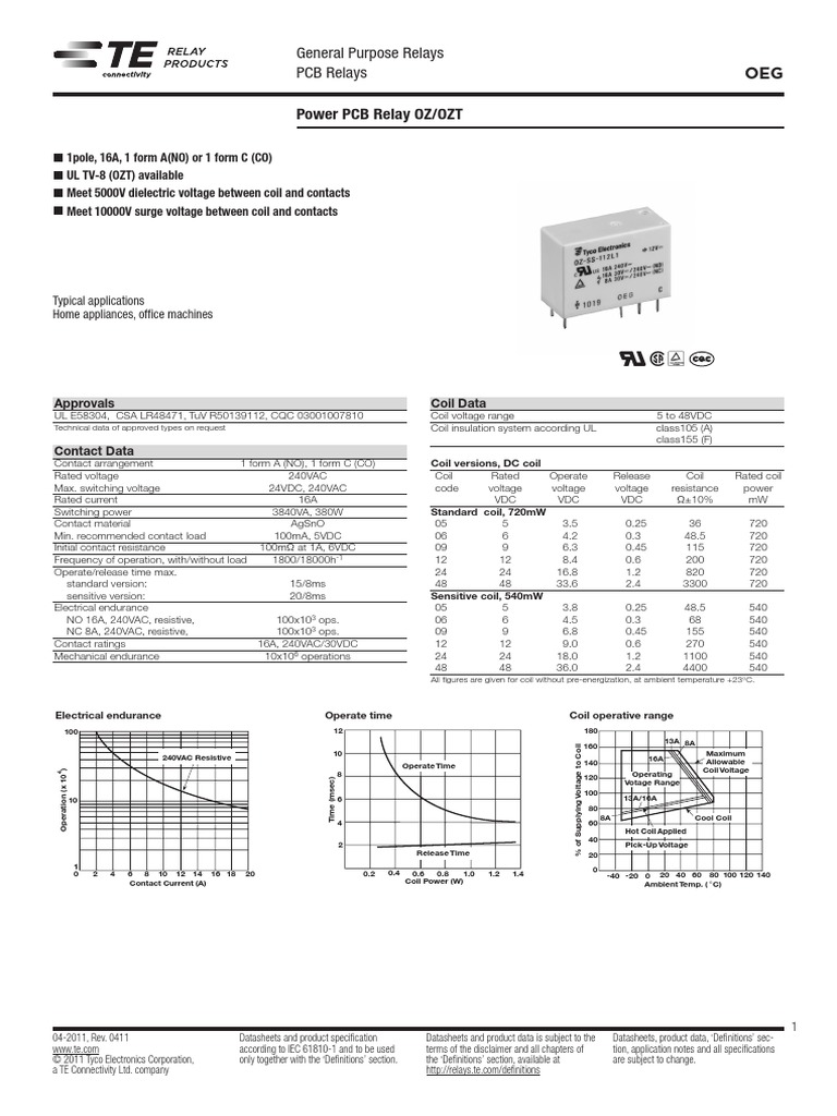 Relay Relay Printed Circuit Board