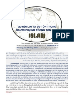 Quyen Loi Va Su Ton Trong Phu Nu Trong Islam PDF