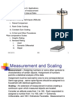 Measurement, Scaling, Attitude Measurement