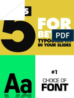 Better: Typography