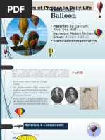 Mechanism of Physics: Hot Air Balloon