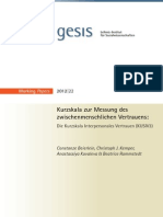 Beierlein - Die Kurzskala Interpersonales Vertrauen (2012) PDF