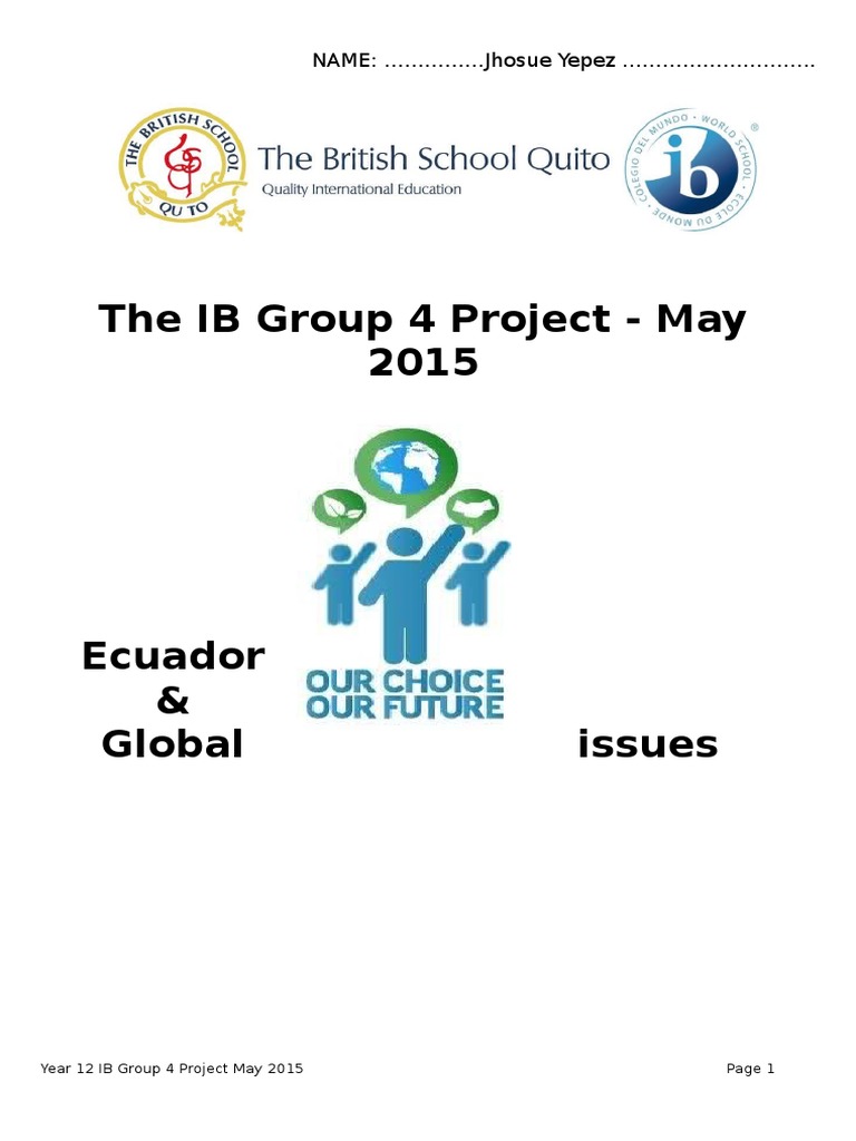 Group 4 Project Personal Contribution | PDF | Educational Assessment ...