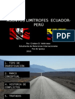 Derecho de Las Fronteras Caso Ecuador-Perú