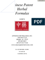 CEU Chinese Patent Herbal Formulas 2014