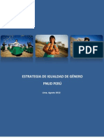 Igualdad de Genero de PNUD Peru