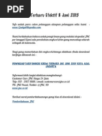 Download Tarif JNE Terbaru 2015 by GadgetKlopedia SN268225323 doc pdf