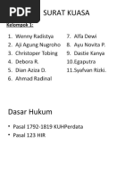 Download SURAT KUASA Kelompok 1 Praper by egaputra2800 SN26822572 doc pdf