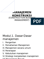 Manajemen Konstruksi