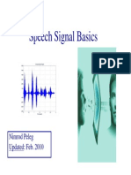 Speech Processing Basics