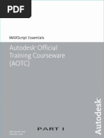 Aotc Autodesk 3ds Max 9 Maxscript Essential - Unlocked