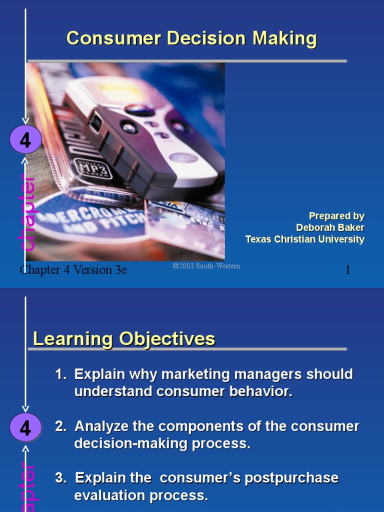 Consumer Decision Making | PDF