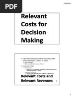 Relevant Costing