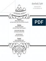 Napkin Menu From Download and Print (1)