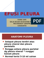 Efusi Pleura: Riana Sari Balai Besar Kesehatan Paru Masyarakat (BBKPM) Surakarta