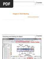 Chapter 3: Shell Meshing: Checking and Editing Mesh