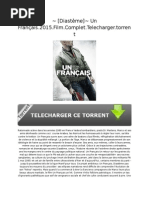 ~ [Diastème]~ Un Français.2015.Film.Complet.Telecharger.torrent