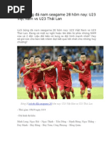 Download Lich Bong Da Nam Seagame 28 Hom Nay U23 Viet Nam vs U23 Thai Lan by chuyennhuongbongda SN268241265 doc pdf
