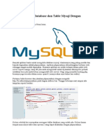 Cara Membuat Database Dan Table Mysql Dengan Phpmyadmin